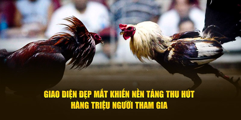 Giao diện đẹp mắt khiến nền tảng thu hút hàng triệu người tham gia 